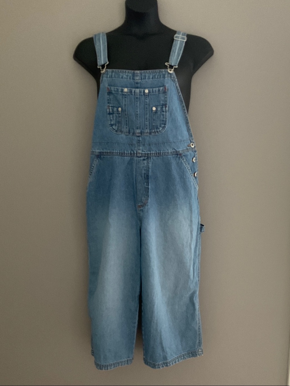 Vintage Carolina Blues Light Wash Denim Overalls